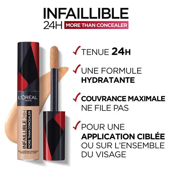 L'Oréal Paris Infaillible 24h Correcteur et Fond de Teint N°328 Lin 11ml