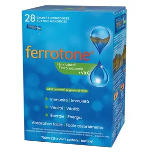 FERROTONE Fer Pomme 28 Sachets Monodoses