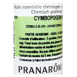 Pranarom Huile Essentielle Citronnelle de Java 30ml