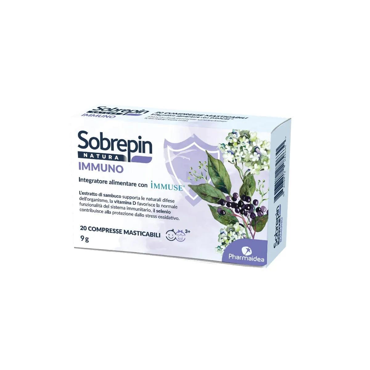 Sobrepin Natura Immuno 20 Compresse Masticabili