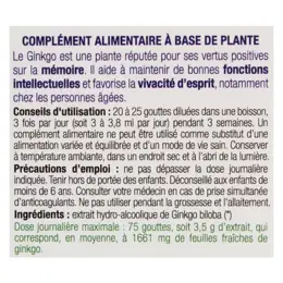 Ladrôme Extraits de Plantes Fraîches Ginkgo Biloba Bio 50ml