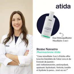 Atida Eau Micellaire Démaquillante 3 en 1 300ml