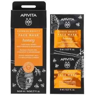 Apivita Express Beauty moisturizing and nourishing mask with honey 2x8ml