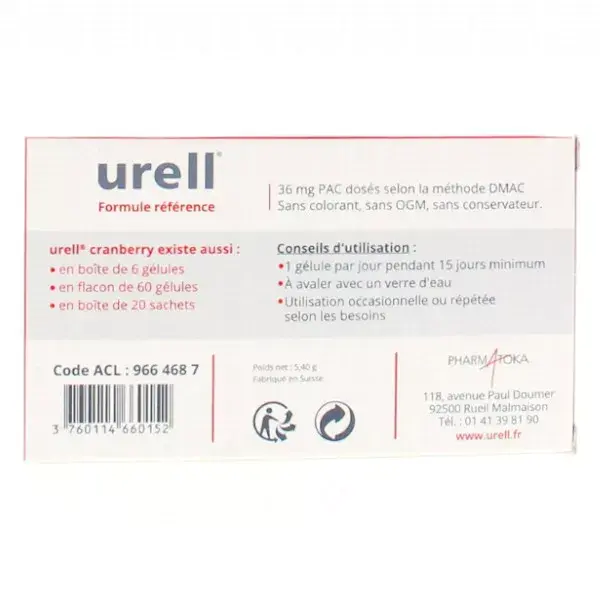 Urell box of 15 capsules