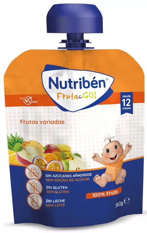 Nutriben Fruta & Go Geassorteerd Fruit 90g