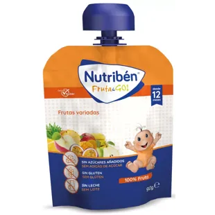 Nutribén Fruta&Go Frutas Variadas 90 gr