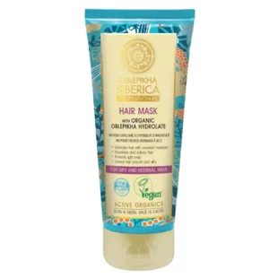 Natura Siberica Sanddorn-Maske für normales oder trockenes Haar 200 ml