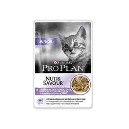 Purina Proplan Nutri Savour Chat Junior Dinde Multi Sachets 10 x 85g