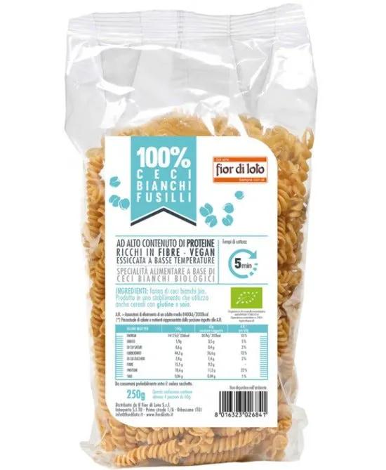 Fior di Loto Fusilli di Ceci Bianchi Senza Glutine Bio 250 g