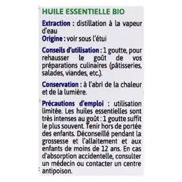 Ladrôme Huile Essentielle Basilic Exotique Bio 10ml