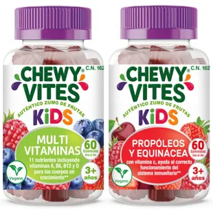 Chewy Vites Propolis, Echinacea and Vitamin C for Children TLC 60 units + Multivitamins for Children TLC 60 units