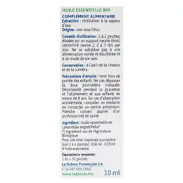 Ladrôme Huile Essentielle Lavande Fine Bio Bio 10ml