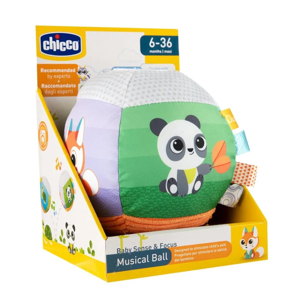 Chicco Gioco Palla Musicale per Neonati e Bambini +3 Mesi