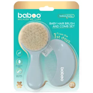 Baboo Blue Haze Bürsten- und Kammset +0m