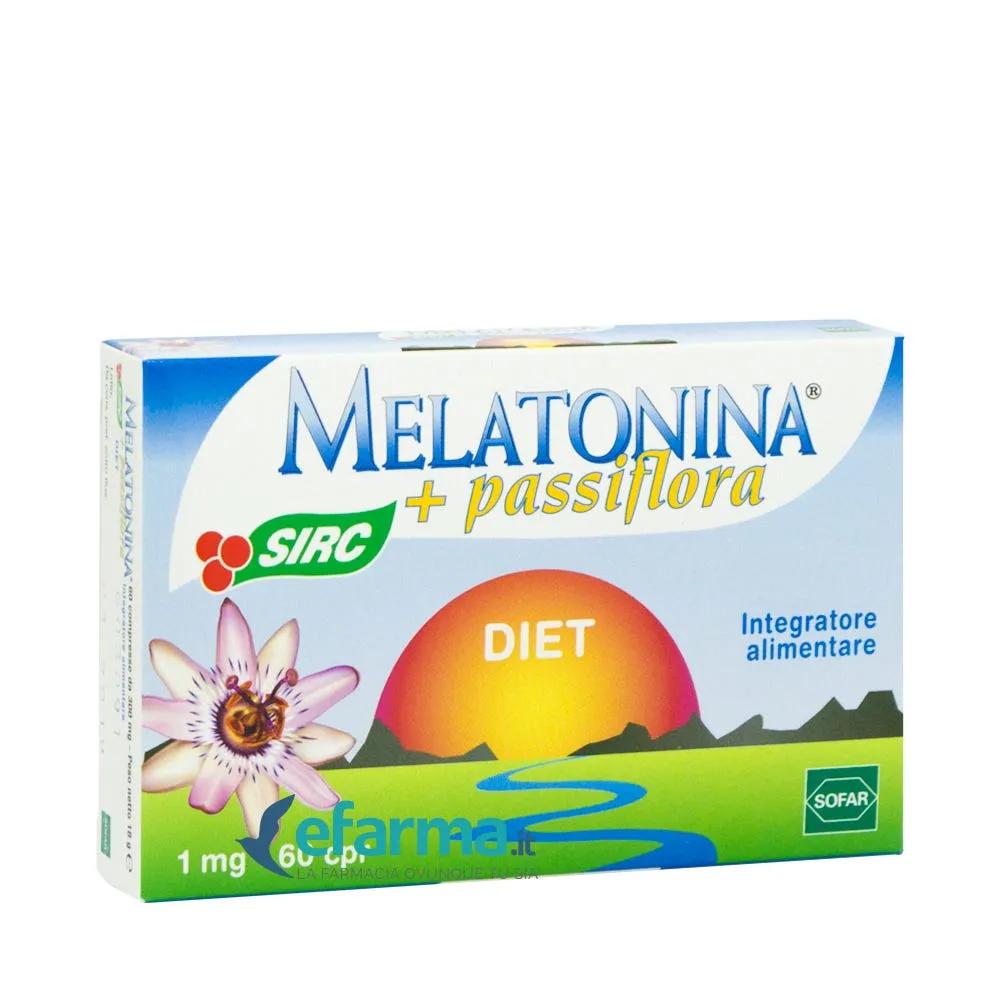 Melatonina Diet+Passiflora Integratore Sonno 60 Compresse