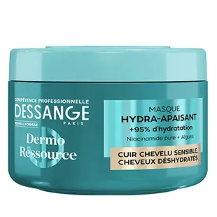Dessange Maschera Idratante Lenitiva per Cuoio Capelluto Sensibile e Capelli Disidratati 280ml