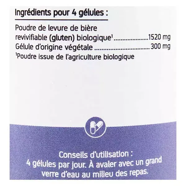 Nat & Form Ecoresponsable Lievito di Birra Revitallizzante Bio 200 capsule vegetali