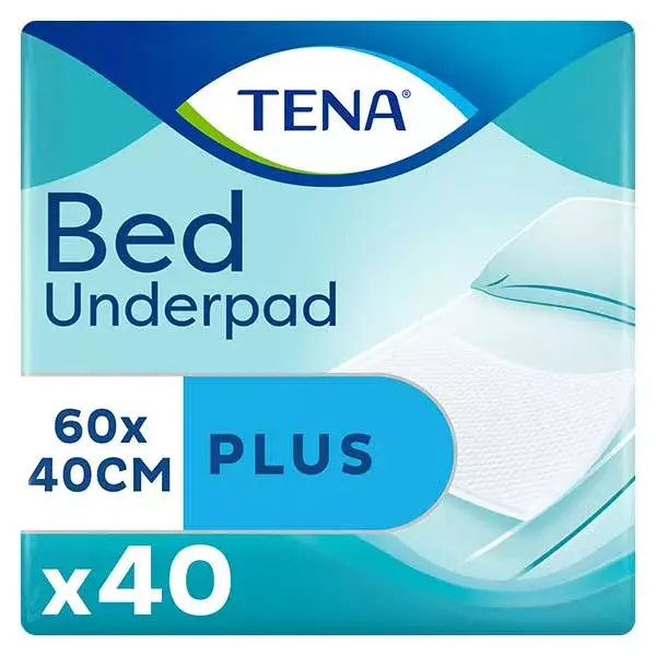 Tena Bed Plus 40 Protective Sheets 40 x 60cm 