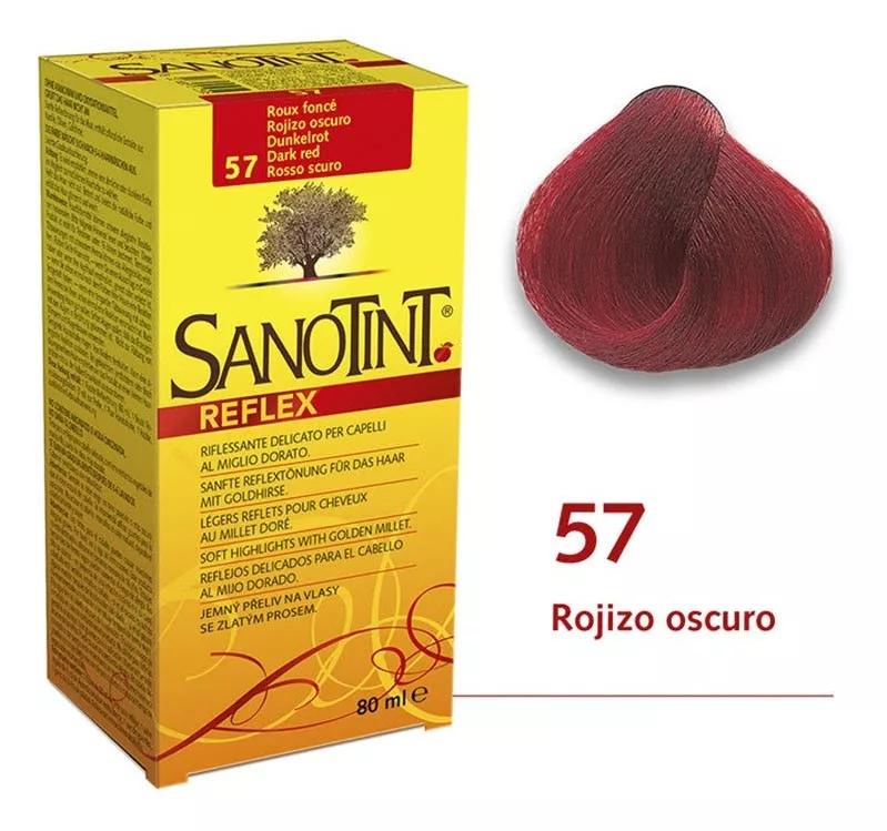 Sanotint Tinte Reflex 57 Rojizo Oscuro  80 ml