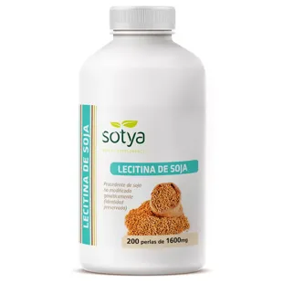 Soy Lecithin 1,2gr Sotya 200 Capsules