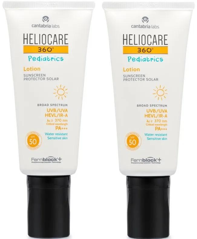 Heliocare 360 Lotion Pédiatrique SPF50 2x200 ml