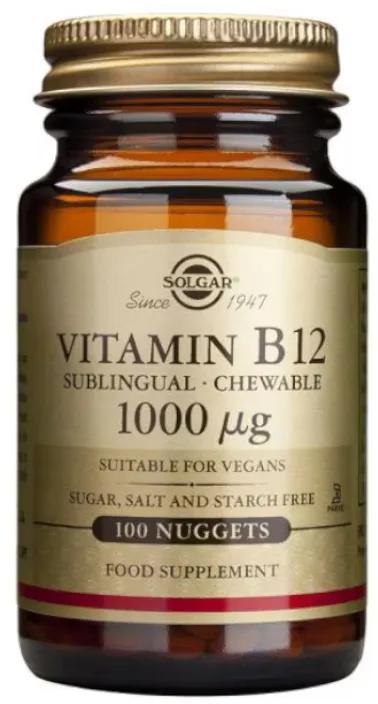 Solgar Vitamine B12 1000 mcg (Cyanocobalamine) 100 tabletten