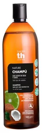 Th Pharma Nature Shampoo ai Polifenoli di Soia e Olio di Cocco 1000 ml