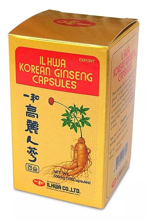 IL HWA Ginseng Coreano Tarro 100 Cápsulas