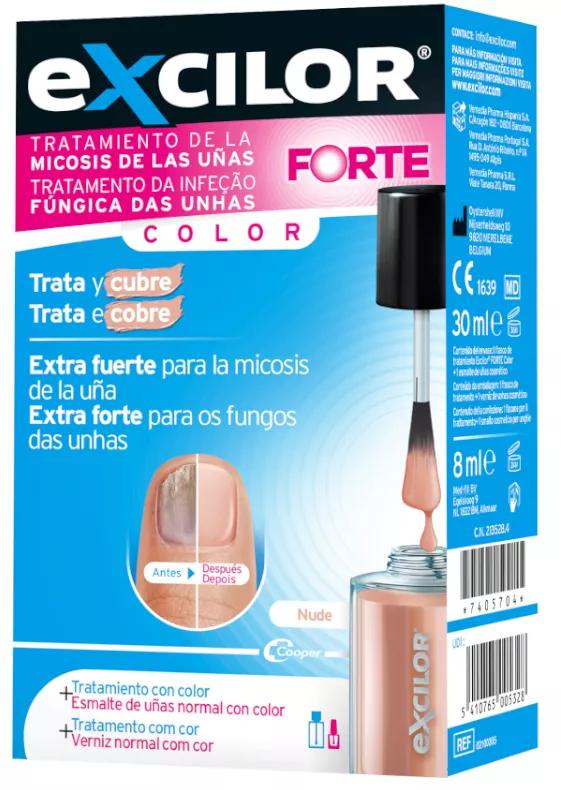 Excilor Forte Traitement Mycose des Ongles Nude Color 30 ml