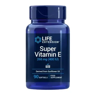 Life Extension Super Vitamin E 268 mg 400 IU 90 Softgels