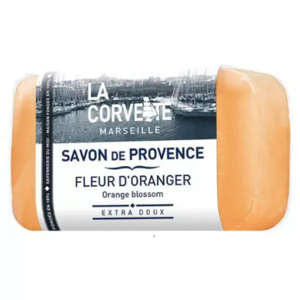 La Corvette Marseille Savon de Provence Fleur d'Oranger Filmé 100g