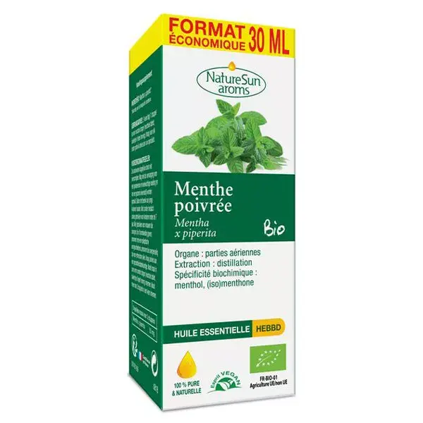 NatureSun Aroms Organic Peppermint Essential Oil 30ml 