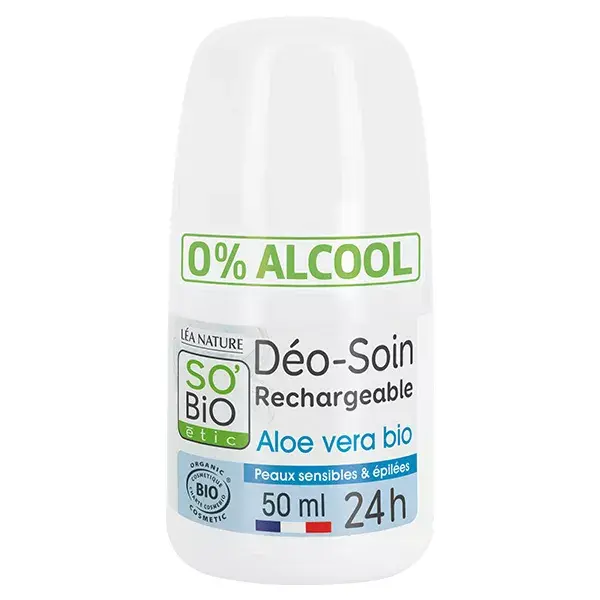 So'Bio Étic Déo-Soin Déodorant Tolérance + Jus d'Aloe Vera Bio 50ml
