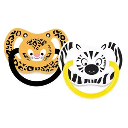 Dodie Sucette Physiologique Silicone Jungle Jaune +6m P67