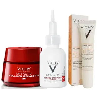 Vichy Liftactiv Retinol Routine Anti-Falten-Protokoll