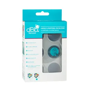 dBb Remond Stampi in Silicone Grigio 6 porzioni