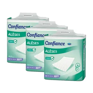 Confezione da 3 coprimaterassi Hartmann Confiance 60 x 90 cm 8 gocce 30 coprimaterassi