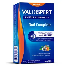 Valdispert Nuit Complète Maintien du Sommeil 30 comprimés