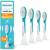 Philips Sonicare HX6044/90 For Kids Replacement Brush Heads White/Blue +7 Years 4 pcs