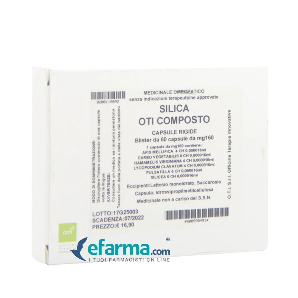 Oti Silica Composto Medicinale Omeopatico 60 Capsule