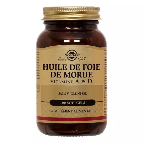 Solgar Cod Liver Oil 100 Softgels