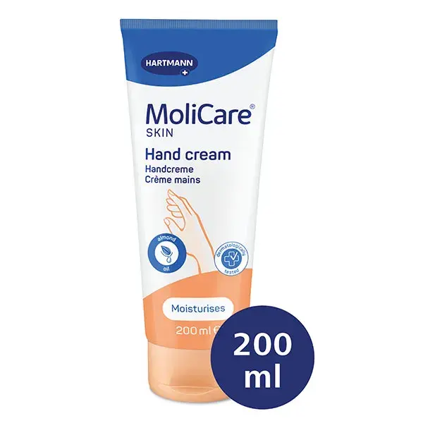 Hartmann MoliCare Skin - Crème Mains Pour Peaux Sèches et Sensibles - 200 ml