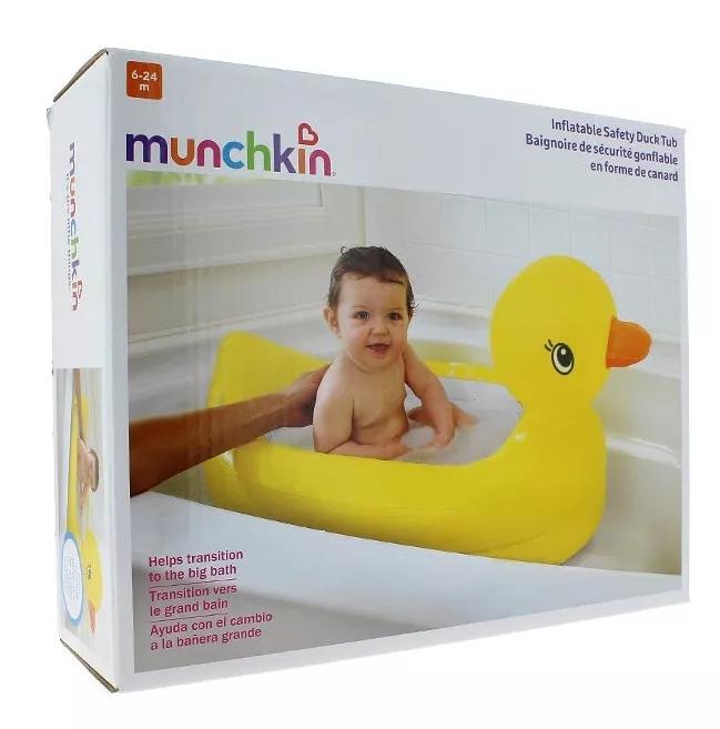 Munchkin Banheira Insuflável Patinho White Hot 6-24m