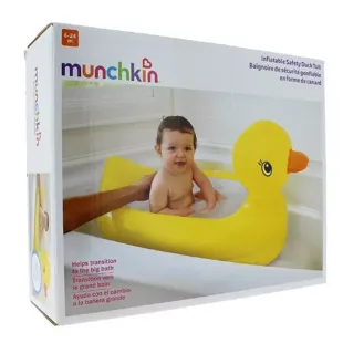 Munchkin Duckling Inflatable Bathtub White Hot 6-24m