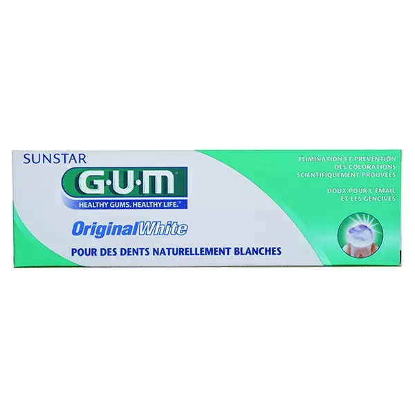 Gum Dentífrico Blanqueador Original White 75 ml