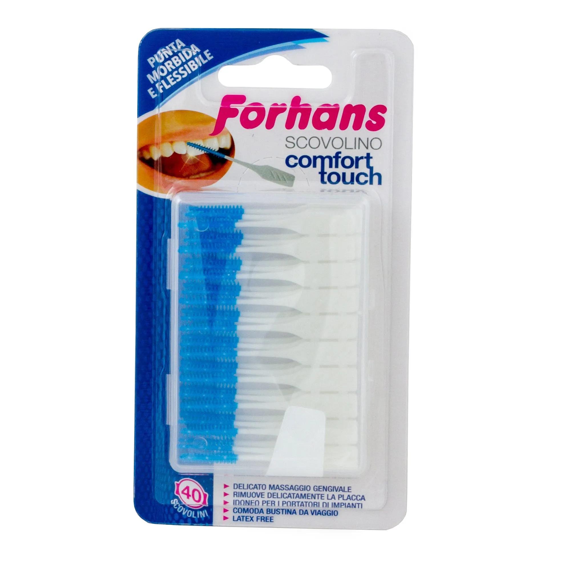 Forhans Comfort Touch Scovolini con Punta Morbida 40 pezzi