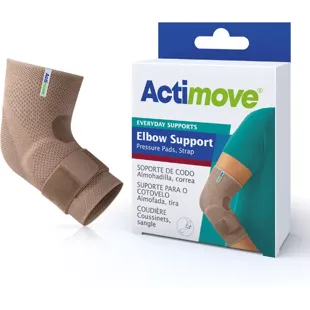 Actimove Codera elástica con almohadilla y banda, Color Beige, Talla M