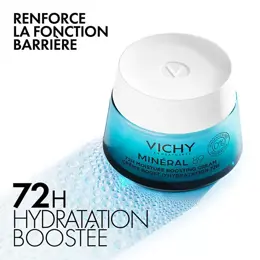 Vichy Minéral 89 Crème Boost d'Hydratation 72h Peaux Sèches 50ml