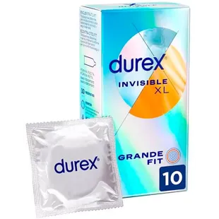 Durex Preservativos Invisible XL 10 uds