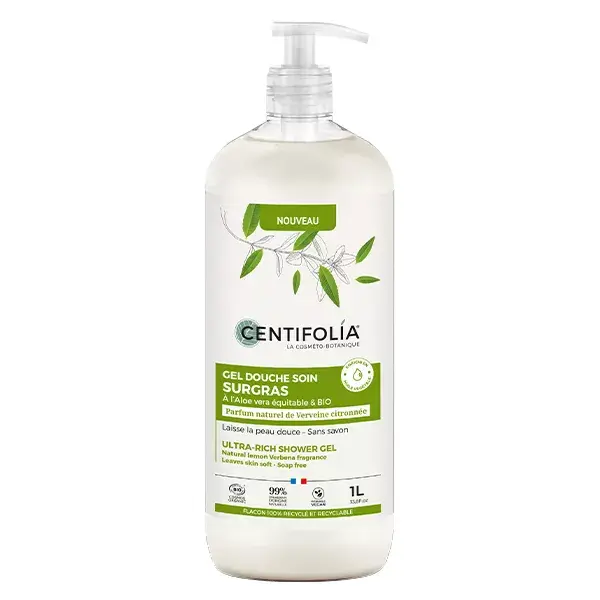 Centifolia Organic Lemon Verbena Shower Gel 1L